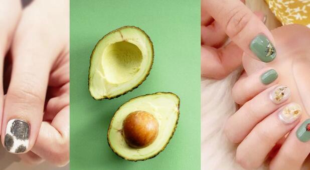 莫名的好療愈～「酪梨牛奶」美甲參考！指尖瞬間變身小清新，顯白又可愛啊 ,stylechina.com