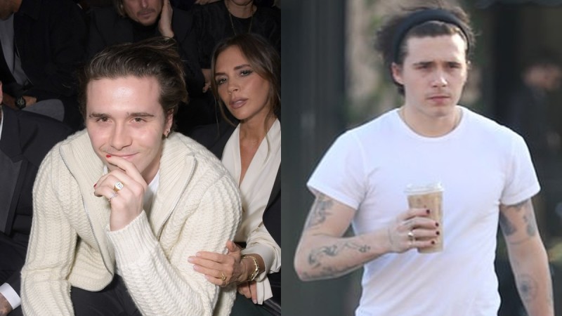 貝帥20歲長(zhǎng)子布魯克林貝克漢也瘋指甲油！IG曬大紅色指甲，還和女友是情侶色 ,stylechina.com